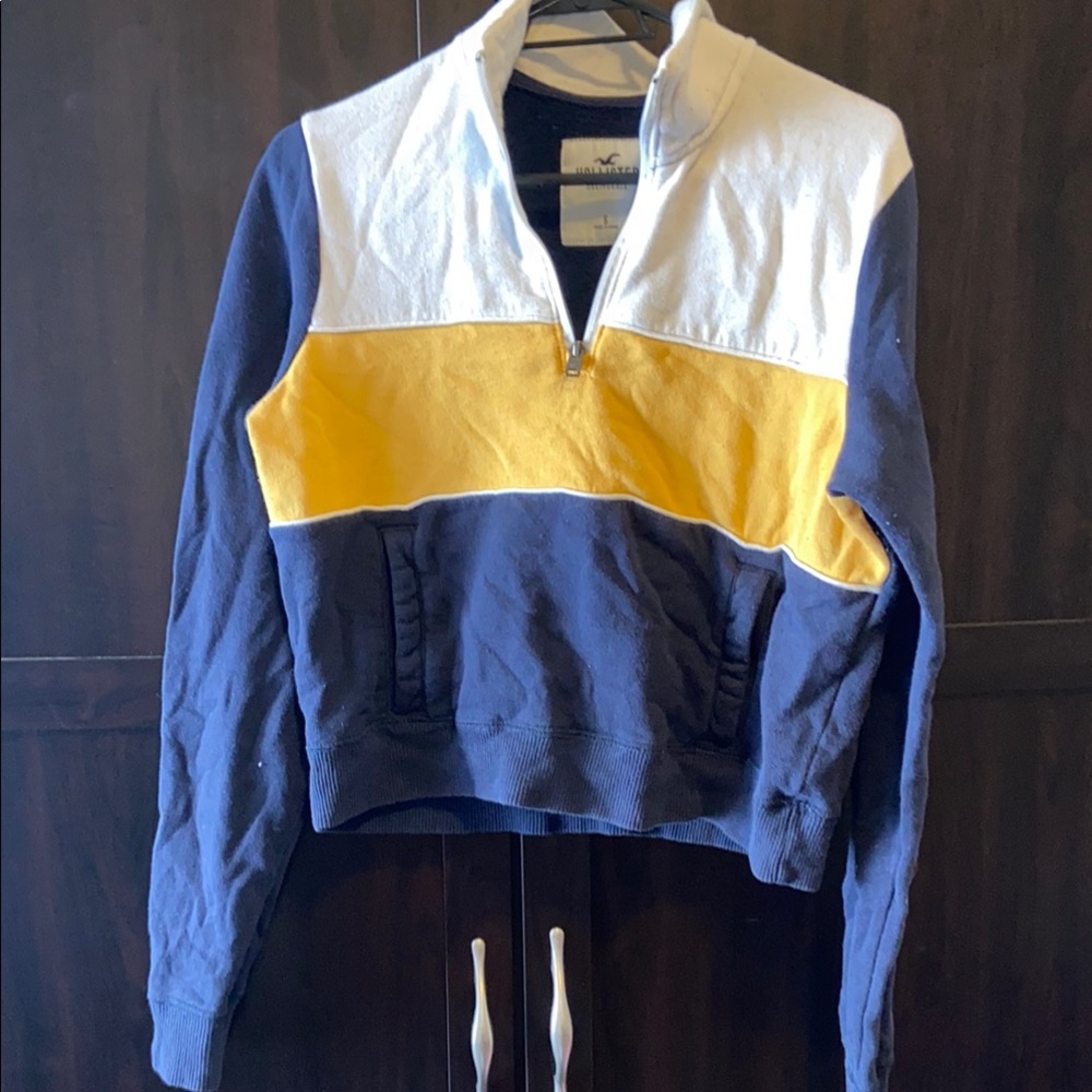 Colorblock Half-Zip Sweatshirt